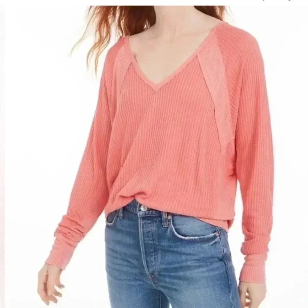 We The Free  Waffle Knit